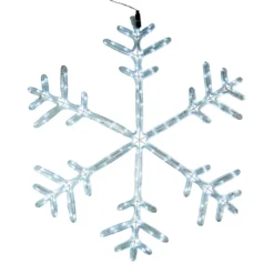 Snowflake Bright White Flashing LED Outdoor Christmas Light Decoration - 80cm -Christmas Decoration Shop 12838414 4024987346927187