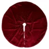 Red Velvet With Diamante Trim Christmas Tree Skirt 2 Red Velvet With Diamante Trim Christmas Tree Skirt -Christmas Decoration Shop 12838555 1084831956029892