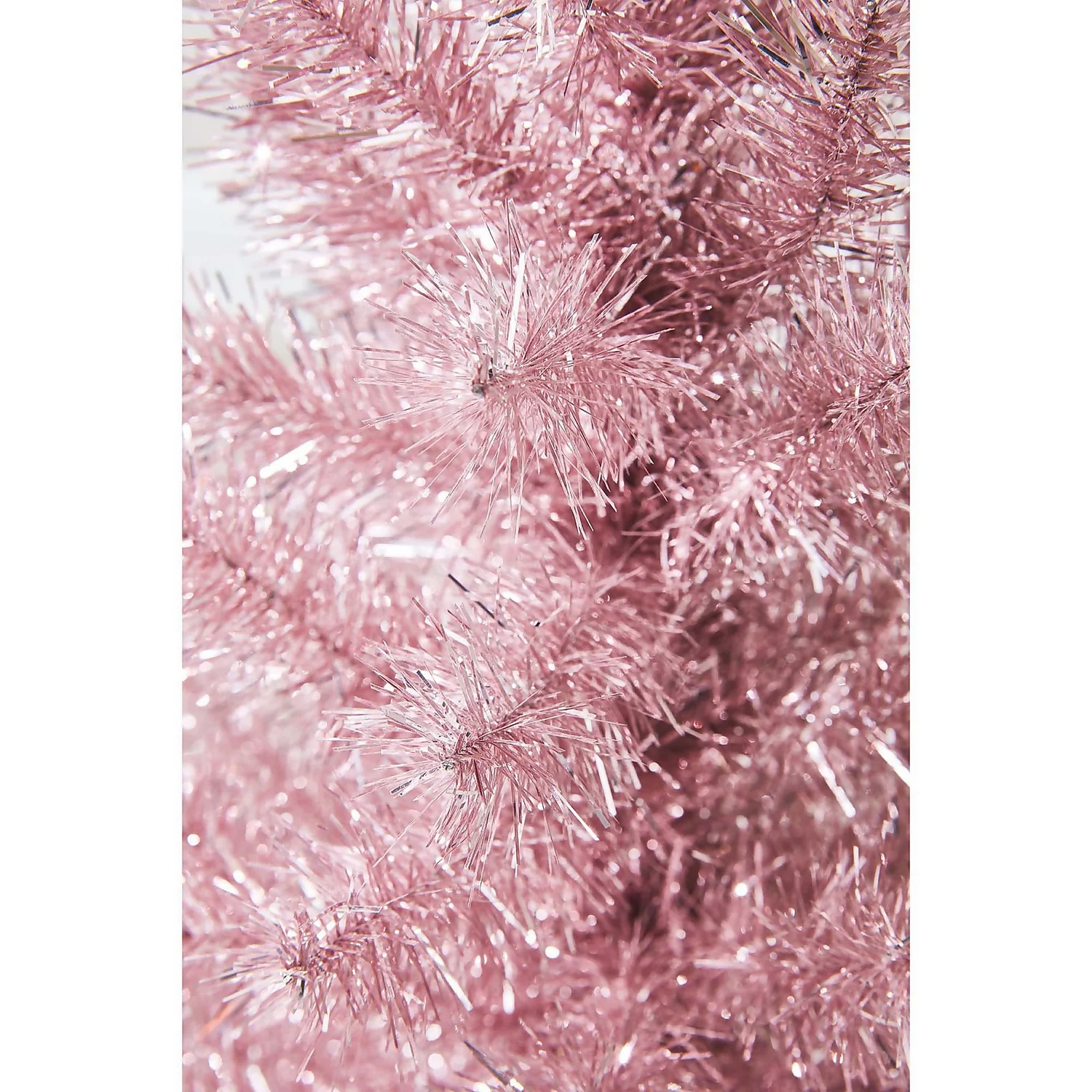 3ft Tinsel Light Pink Christmas Tree 5 3ft Tinsel Light Pink Christmas Tree - Image 3