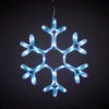 Neon Flashing Snowflake Outdoor Christmas Light Decoration - 34cm 2 Neon Flashing Snowflake Outdoor Christmas Light Decoration - 34cm -Christmas Decoration Shop 12839128 2074987372928952