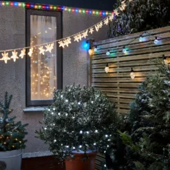 100 Star Outdoor Christmas String Lights - Warm White 7 100 Star Outdoor Christmas String Lights - Warm White -Christmas Decoration Shop 12839272 1424884276116133
