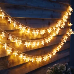 Christmas Decoration Shop 28 100 Star Outdoor Christmas String Lights - Warm White