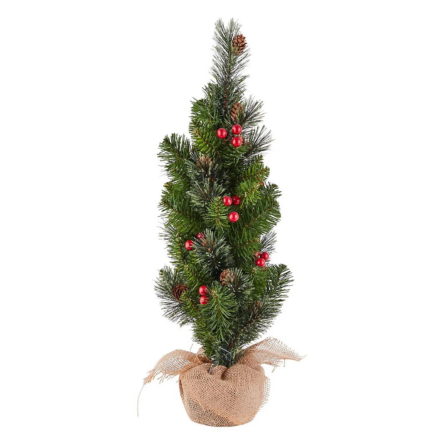 2ft Pre-Decorated Berry Tabletop Christmas Tree 3 2ft Pre-Decorated Berry Tabletop Christmas Tree
