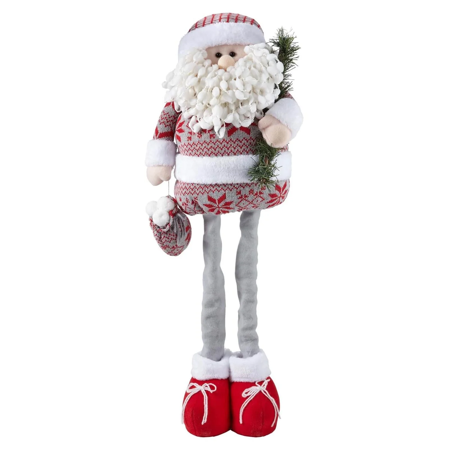 Extendable Santa Christmas Decoration - 90cm 4 Extendable Santa Christmas Decoration - 90cm - Image 2