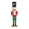 Red Wooden Nutcracker Figure Christmas Decoration - 36cm 1 Red Wooden Nutcracker Figure Christmas Decoration - 36cm -Christmas Decoration Shop 12934050 1874884029723460