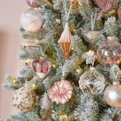 Glass Concertina Finial Hanging Christmas Tree Decoration -Christmas Decoration Shop 12934070 1784884039923076