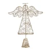 Gold Glitter Angel Christmas Tree Topper