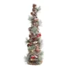 Red Berry & Cone Christmas Tree Decoration With Lights - 55cm -Christmas Decoration Shop 12941019 1194884027916731