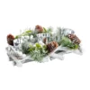 White Berry & Willow Tabletop Christmas 3 Candle Holder - 30cm 2 White Berry & Willow Tabletop Christmas 3 Candle Holder - 30cm -Christmas Decoration Shop 12941022 1214884028304244