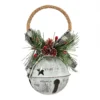 White Metal Bell With Foliage Christmas Tree Decoration 1 White Metal Bell With Foliage Christmas Tree Decoration -Christmas Decoration Shop 12941099 9474884040668645