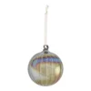 Pewter Iridescent Glass Christmas Bauble 2 Pewter Iridescent Glass Christmas Bauble -Christmas Decoration Shop 12941352 2064899049972809