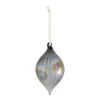 Pewter Iridescent Glass Teardrop Christmas Tree Bauble 1 Pewter Iridescent Glass Teardrop Christmas Tree Bauble -Christmas Decoration Shop 12941354 4354899049837005