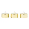 Gold LED Christmas Tealight - 6 Pack (Battery Operated) -Christmas Decoration Shop 12945712 1384884253439607
