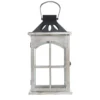 Wooden And Iron Christmas Lantern - 37.5cm -Christmas Decoration Shop 12961832 1604899050638053