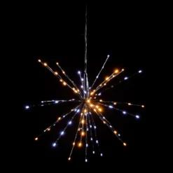 Black North Star LED Outdoor Christmas String Lights - Set Of 4 -Christmas Decoration Shop 12969360 1244884185577162