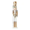 Gold Wooden Nutcracker Figure Christmas Decoration - 80cm -Christmas Decoration Shop 13700344 9034984494831327