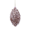 Pink Beaded Pearl Teardrop Christmas Tree Bauble - 80mm 2 Pink Beaded Pearl Teardrop Christmas Tree Bauble - 80mm -Christmas Decoration Shop 13700360 1914984497535023