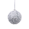 Silver Lace Christmas Tree Bauble - 100mm 1 Silver Lace Christmas Tree Bauble - 100mm -Christmas Decoration Shop 13700362 8284984313346318