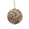Gold Sequin Bauble Christmas Tree Bauble - 100mm 1 Gold Sequin Bauble Christmas Tree Bauble - 100mm -Christmas Decoration Shop 13700366 2124984497361779