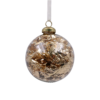 Gold & Silver Foil Christmas Tree Bauble - 90mm 2 Gold & Silver Foil Christmas Tree Bauble - 90mm -Christmas Decoration Shop 13700370 2114984497362535