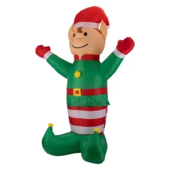 6ft Elf Christmas Inflatable 12 6ft Elf Christmas Inflatable -Christmas Decoration Shop 13700642 5584966107872262