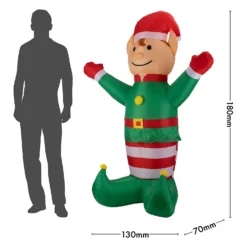 6ft Elf Christmas Inflatable 14 6ft Elf Christmas Inflatable -Christmas Decoration Shop 13700642 6864966107954750