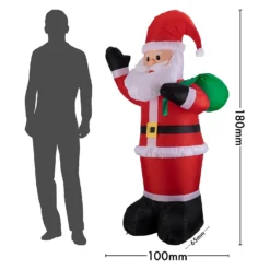 6ft Santa With Sack Christmas Inflatable -Christmas Decoration Shop 13700643 6094966107968652