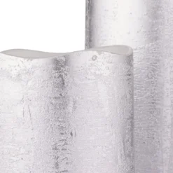 3 LED Christmas Pillar Candles - Silver (Battery Operated) -Christmas Decoration Shop 13700644 1374966107821523