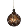 Bronze Forest Glass Christmas Tree Bauble - 90mm 1 Bronze Forest Glass Christmas Tree Bauble - 90mm -Christmas Decoration Shop 13711106 1294985909167524
