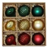 Country Gathering Premium Glass Christmas Tree Baubles - Pack Of 9 1 Country Gathering Premium Glass Christmas Tree Baubles - Pack Of 9 -Christmas Decoration Shop 13711111 1744985909373528