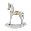 White & Gold Wooden Rocking Horse Christmas Decoration -Christmas Decoration Shop 13714916 1144984568859687