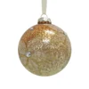 Bronze Antique Floral Christmas Tree Bauble - 90mm 2 Bronze Antique Floral Christmas Tree Bauble - 90mm -Christmas Decoration Shop 13714917 1304984562779413