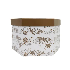 Gold & White Decoupage Tree Decoration Bauble Pack -Christmas Decoration Shop 13714949 2064986367535076