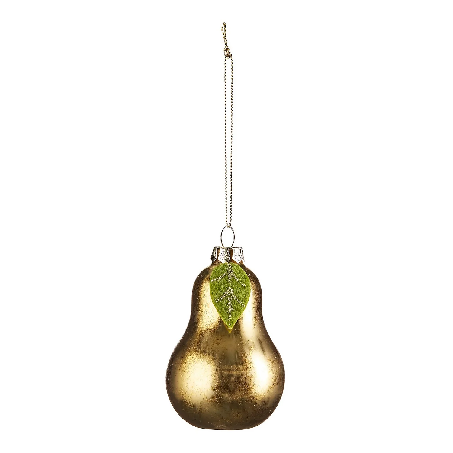 Festive Fruit Glass Christmas Tree Decoration Set - Pack Of 3 4 Festive Fruit Glass Christmas Tree Decoration Set - Pack Of 3 - Image 2