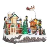 Christmas Village With Rotating Tree LED Christmas Decoration 1 Christmas Village With Rotating Tree LED Christmas Decoration -Christmas Decoration Shop 13721410 4874984572889950