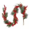 Natural Foliage With Red Berries Luxury Christmas Garland - 180cm -Christmas Decoration Shop 13721766 1884984583859003