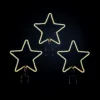 Neon Star LED Christmas Stake Lights - Pack Of 3 -Christmas Decoration Shop 13733817 1924982754569931