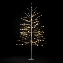 Christmas Decoration Shop 19 1.5m (5ft) Warm White LED Twig Tree Outdoor Christmas Light