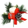 Red & White Apple And Parcel Floristry Pick - 16cm -Christmas Decoration Shop 13760553 1804984276061649