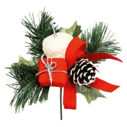 Red & White Apple And Parcel Floristry Pick - 16cm 7 Red & White Apple And Parcel Floristry Pick - 16cm -Christmas Decoration Shop 13760553 2904984276135659